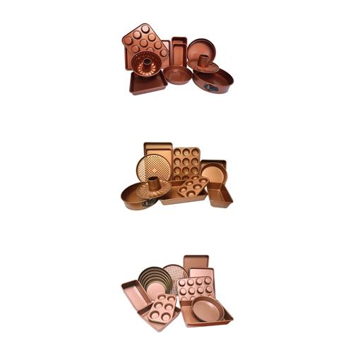 Copper & Rose gold non-stick caoting bakeware