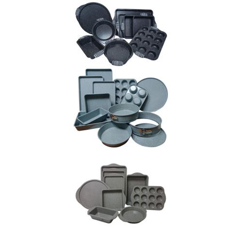 Marble looking non-stick coating bakeware