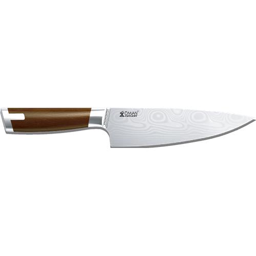 BWR Damascus kitchen knife