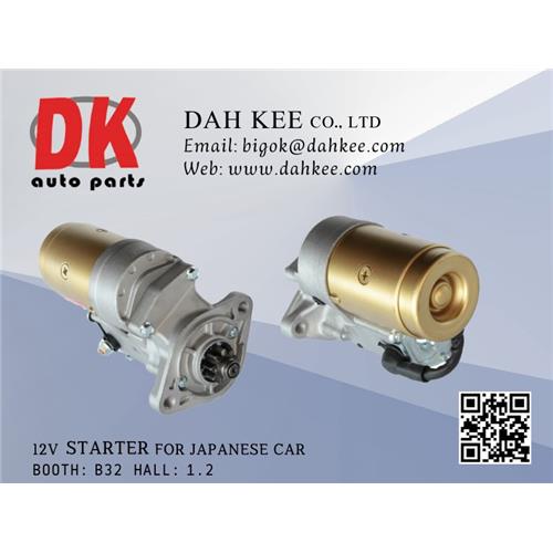 12V Starter for Japanese Car (TEL: +886 6 2601013)