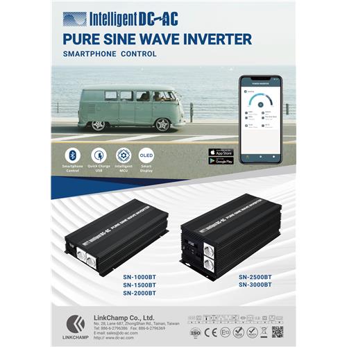 DC to AC Smartphone Control Pure Sine Wave Inverter