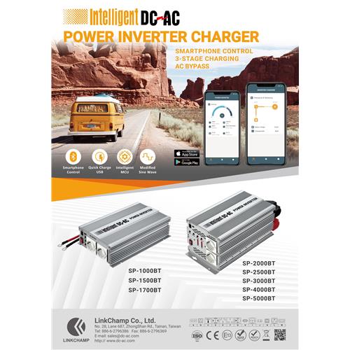 DC to AC Smartphone Control Mod Sine Wave Inverter Charger