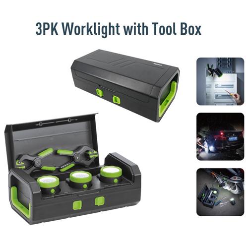 3PK Worklight with Tool Box