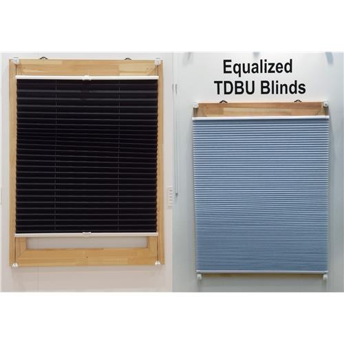 Equalized Pleated Blinds