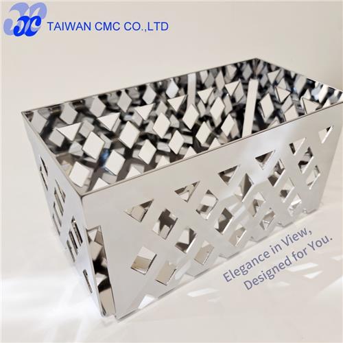 Stainless Steel Basket with Diamond Hole